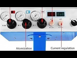 WX-958 powder coating system ,correcting incorrect connection of pneumatic control