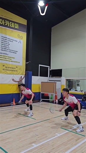 189cm 장신 복식조 이만희 임진환✨ #badminton