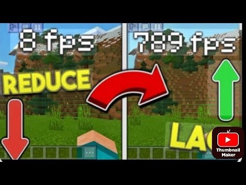 How to reduce lag in minecraft pe. 😈😈🤩👍