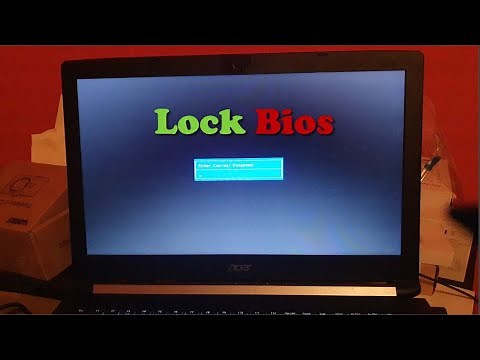 How to Lock Bios with Password {Password on Boot}