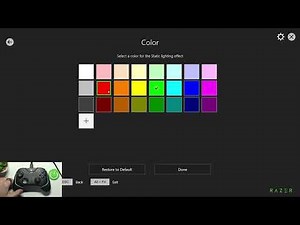How to Adjust Lighting on Razer Wolverine V2
