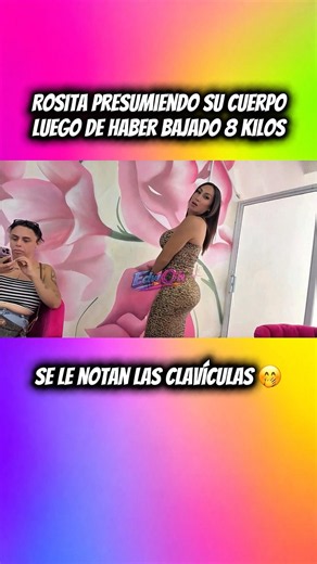 Rosita PRESUME la cuerpa tras haber bajado 8 KILOS 🤭