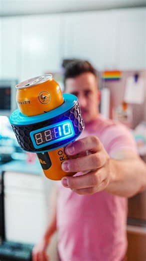 Unnecessary Inventions on Instagram: "The Sipometer™️ Always know exactly how many sips it takes for you to finish your beer. This device features a finely tuned gyroscope to know the instant you take a sip from your can. How many sips would it take you?! #unnecessaryinventions"