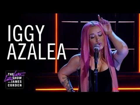 Iggy Azalea - Savior (Live In The Late Late Show with James Corden)