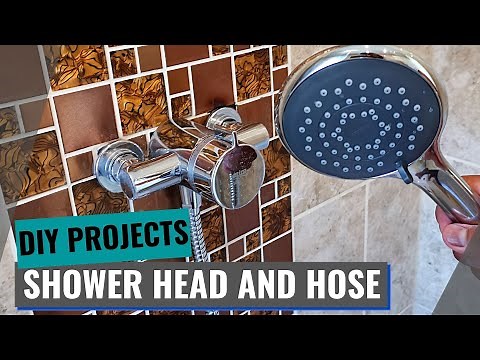 How To Change a Shower Head and Hose - DIY