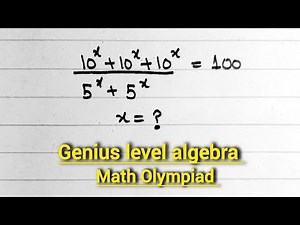 Only 1% can solve this hardest algebra math Olympiad problem