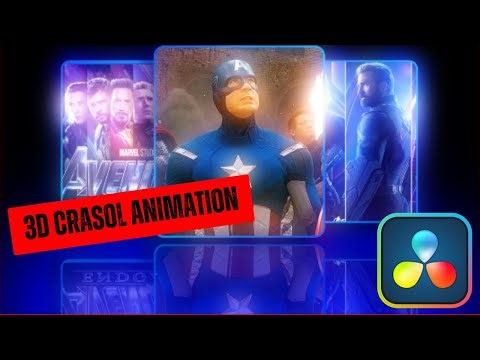 DaVinci Resolve Title Carousel Animation Tutorial | Easy Motion Graphics