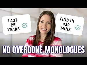 Need NEW Contemporary Audition Monologues? Here's EXACTLY how to find them (Full Walkthrough)