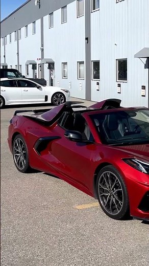 C8 Corvette HTC Roof Operation #corvette #htc #c8corvette #stingray