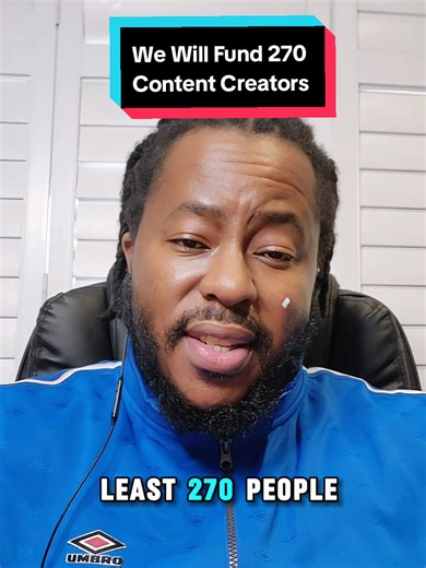 We need 270 Content Creators Before The Month Ends ... Behiners Content Creation Gear Will Be Given For For Free..TC's Apply.