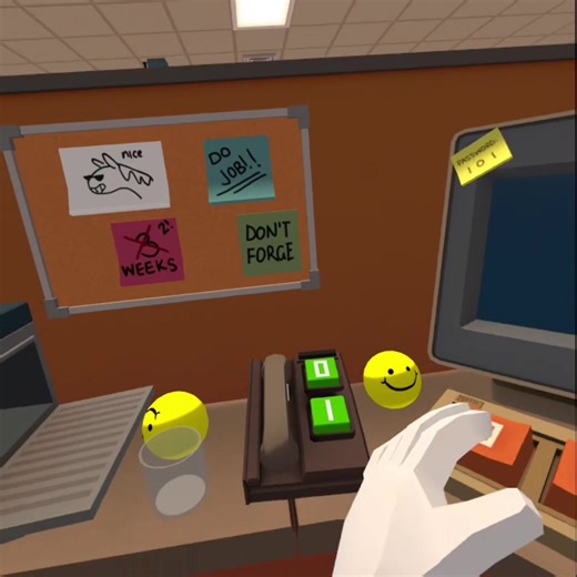 Simulation de Travail en VR : Une Journée Chaotique