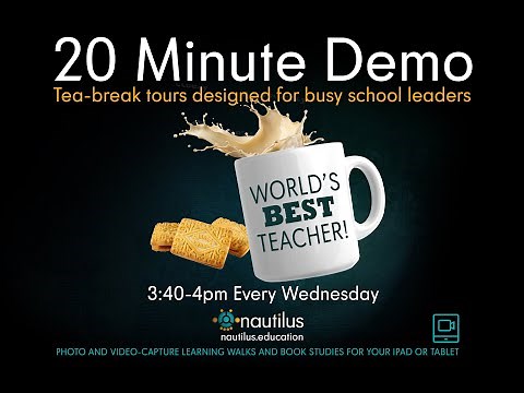 iPad Learning Walks, observations and monitoring - A short webinar for busy school leaders