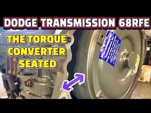 Dodge Ram 68rfe Transmission 6.7 Diesel How to Seat / Seating the Torque Converter