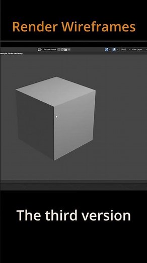 3 ways to render wireframes in blender