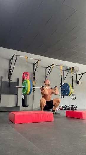 255lbs-High Hang Power Clean + Front Squat + High Hang Squat Cleam #crossfit