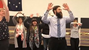 Teacher flash mob video goes viral