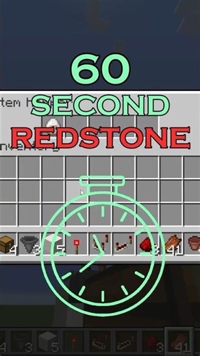 60 Second Redstone: Item Sorter