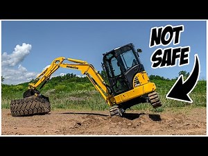 What NOT to do in a Mini Excavator | Heavy Equipment Operator