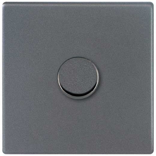 Hamilton LEDSTAT Hartland G2 Anthra Gray 1 Gang Rotary Master Wi-Fi 250W Smart Dimmer | UKES