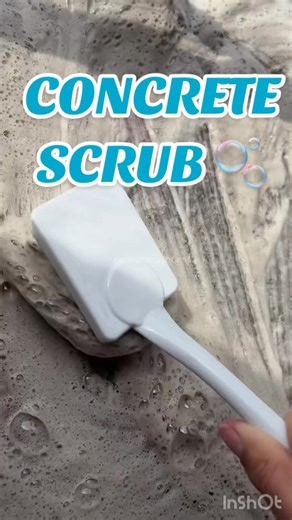 Satisfying ASMR Concrete Scrubbing Experience