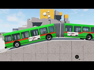 BeamNG Drive - Articulated Bus Suspension Test