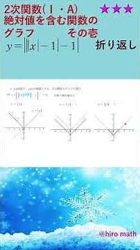Graphing Functions with Absolute Values Part 1 #Mathematics #AbsoluteValue #hiromath