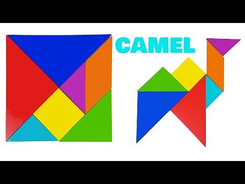 Animal Tangram Puzzle for Children - Fun & Educational Video for Kids