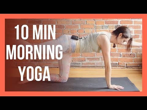 10 min Morning Yoga NO PROPS Energizing Stretch for Beginners