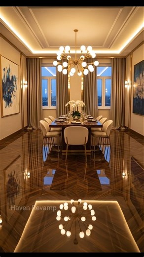 From Bare Concrete to Glass-Like Wood Epoxy Dining Room ✨ #technoform #ariostea #short #viral #home