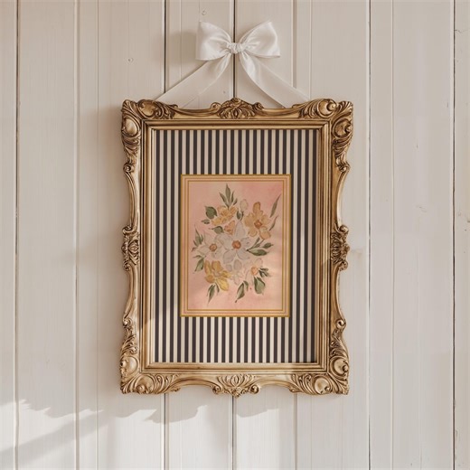 March Birth Flower (daffodil) Vintage Floral Art Printable, Digital Download - Etsy