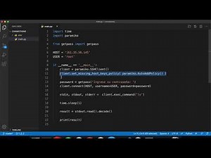Mini Curso de Automatización de tareas con Python - 1 Conexión SSH con Python