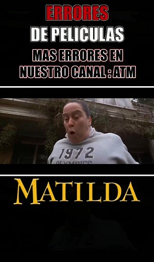 Errores de Películas - Errores Matilda #matilda #errores #erroresdepeliculas #atm