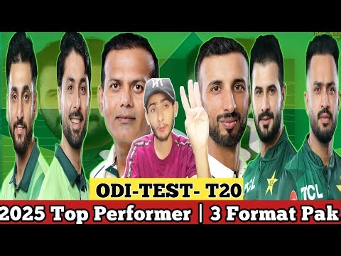 2025 Top Performer | 3 Format Pak | ODI-TEST- T20