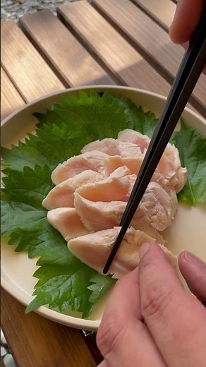 【キャンプ飯】酒のつまみにぴったり！とりわさを食す。#shorts #キャンプ飯 #キャンプ料理