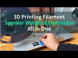 E-SPooler: Bambu Lab Filament Smart Spool Winder & Filament Connector All in One！