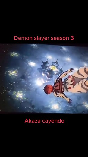 Akaza Falling Scene | Demon Slayer Season 3