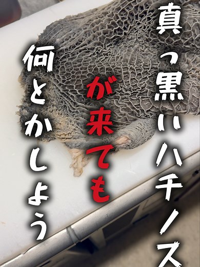 黒すぎるハチノスの対処法｜美味しい焼肉の秘訣