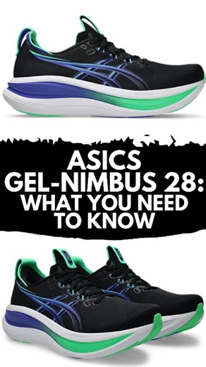 Running Shoe Kings on Instagram: "ASICS Gel-Nimbus 28: Everything you need to know Check out our first look at the ASICS Gel-Nimbus 28!!! #Asics #GelNimbus28 #AsicsRunning #RunningShoes #RunningGear #RunnersOfInstagram #RunningCommunity #RunLife #LongRun #MarathonTraining #DailyRun #ShoeReview #RunningReels #FitnessReels #RunHappy"