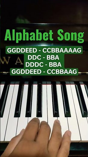 abc's song - Easy Piano Tutorial