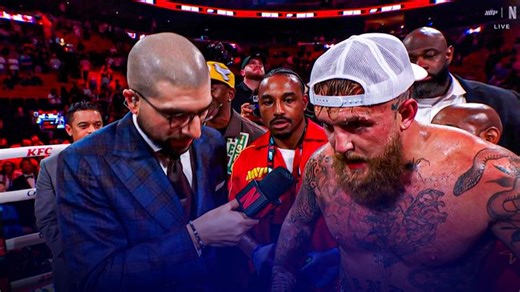 Jake Paul taken to hospital after suffering 'double broken jaw' in Anthony Joshua heavyweight fight