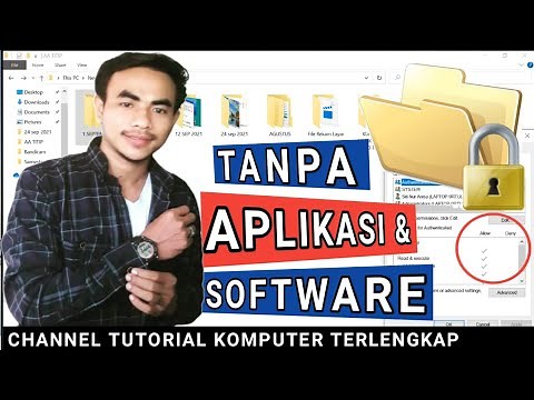 Cara Mengunci Folder Tanpa Aplikasi Apapun - Folder Protection | PART 40 Komputer