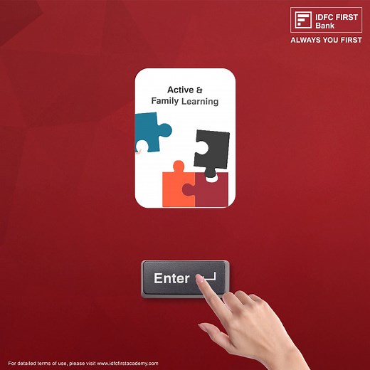 The key to your success starts with IDFC FIRST Academy! With 250 expert-led topics, we empower you to gain the knowledge and confidence to excel in managing money. Unlock your potential and take control of your future. Begin your journey today: https://idfcfr.in/IDFCFB/PxSn9I #IDFCFIRSTBank #AlwaysYouFirst #FinancialLiteracy #FinancialEducation | IDFC FIRST Bank