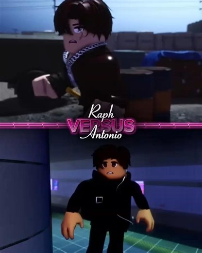 Raph vs Antonio #roblox #splashtoons #edit