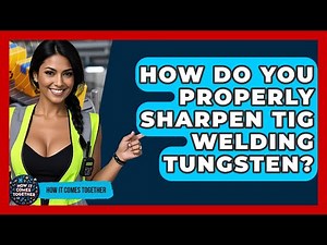How Do You Properly Sharpen TIG Welding Tungsten? - How It Comes Together