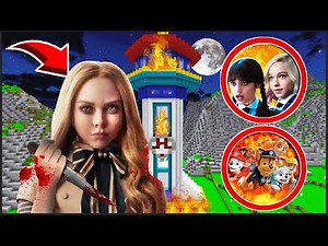 M3GAN DESTROYS THE PAW PATROL TOWER ON MINECRAFT!