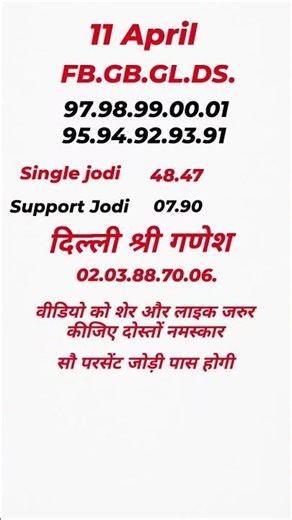 11 April..FB.GB.GL.DS. Jay Mahakal#trending
