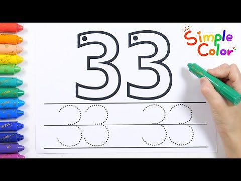 How many friends are going down the slide? | Learning number by counting to 33 | Number Kindergarten