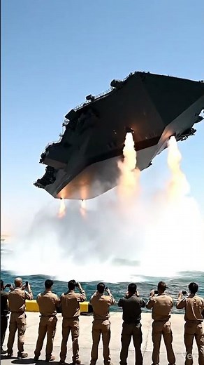 ⚓🚀 Stealth Jet‑Engine Aircraft Carrier ✈️ Futuristic Prototype Warship Unleashes New Power 🔥