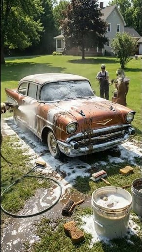 1957 Chevrolet Bel Air Restoration Timelapse | Abandoned Rust to Showroom