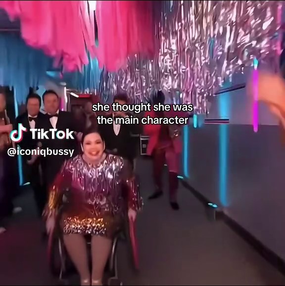 the way she parked | she thought she was the main character